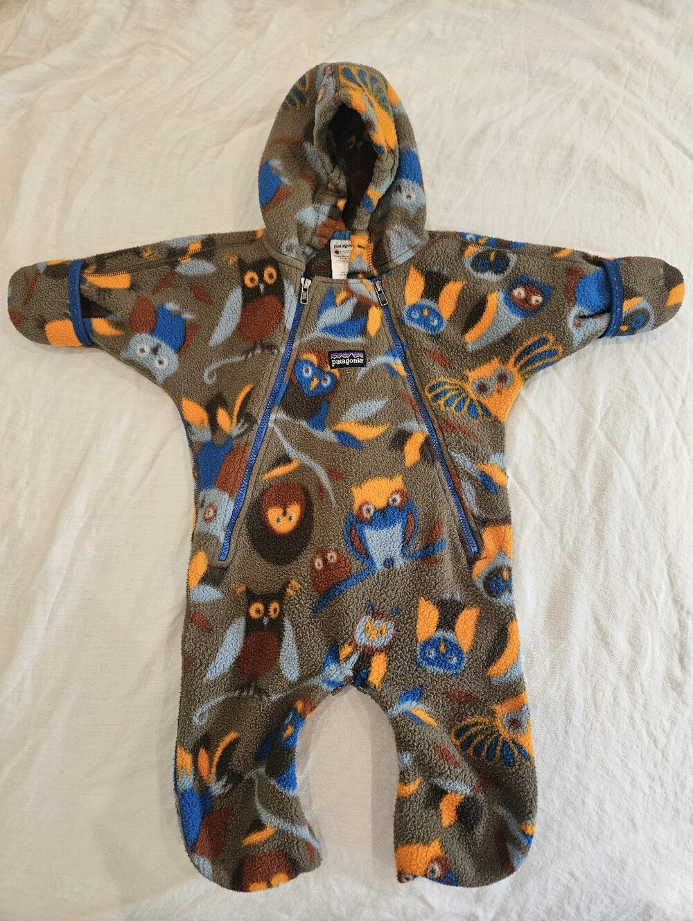 Patagonia baby bunting synchilla fleece onesie size 3 month excellent condition